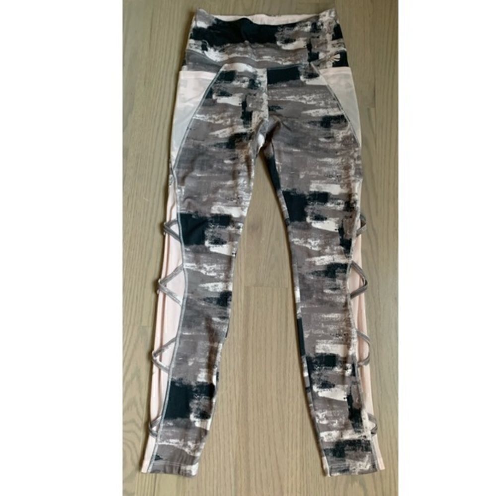Marika pink, gray, black leggings